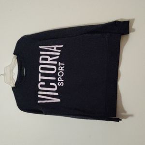 Victoria sport woman size small navy blue sweatshirt